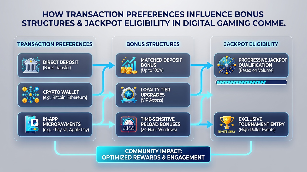 Screenshot of a digital gaming interface displaying jackpot eligibility indicators based on deposit preferences
