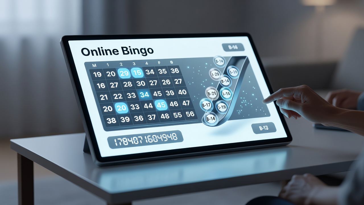 Data visualizations and charts illustrating online bingo participation trends and platform features in 2026